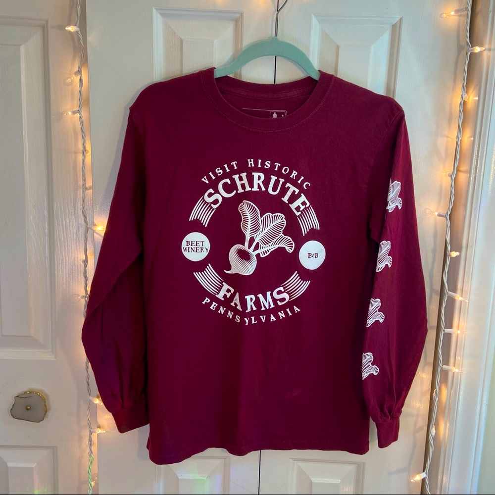‘The Office’ Schrute Farms b&b Long Sleeve Tee Shirt